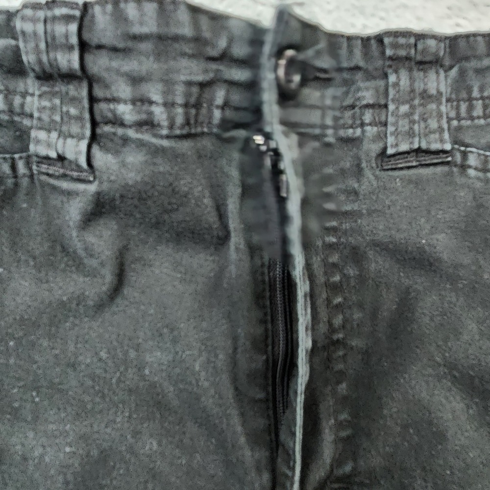 White Stag Capris Women 6 Black Soot Stretch Cropped Pants WS513240 Cotton Blend - Picture 4 of 11